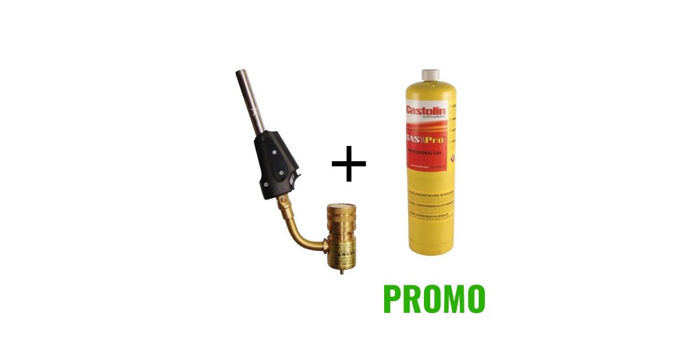 Pachet promo arzator electric + butelie gaz 450gr
